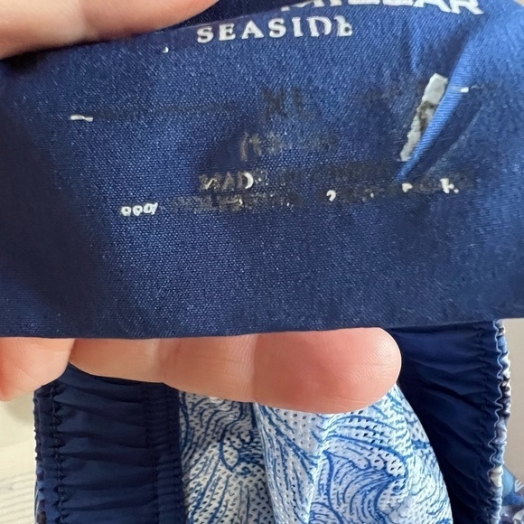 Peter Millar Boys Atlantic Blue Monaco Madness Swim Trunks in size XL (12-14) - Picture 9 of 14